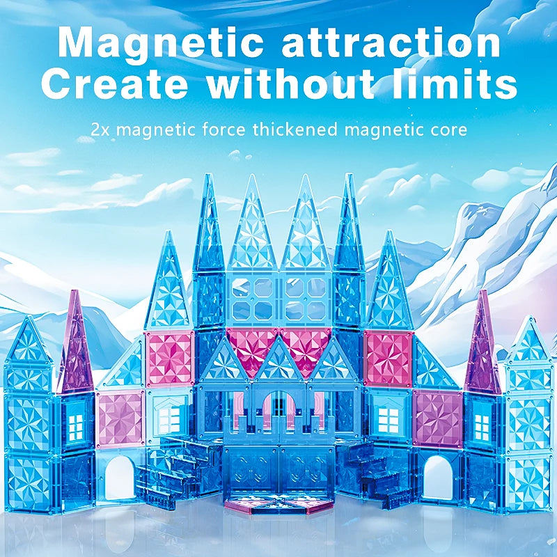 Kinderspielzeug, magnetische Fliesen, Frozen-Set
