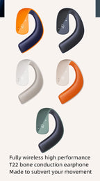 2024 neue T22 Knochen Leitung Bluetooth Kopfhörer Headset Mini Schlafen Drahtlose Kopfhörer Sport Spiel Musik Mit Mic Mädchen Geschenk