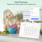 TABWEE P10 10,1 Zoll WiFi-Digitalkalender, intelligentes Touchscreen-Interaktives Display für Familienpläne, Aufgabendiagramm, digitales Foto