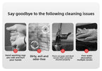 NEU Mini-Schwammmopp, freihändiger Waschmopp, tragbarer Mini-Mopp mit super saugfähigem Mopp für die Reinigung von Schreibtischböden, Badezimmern, Küchen, Glas und Autos
