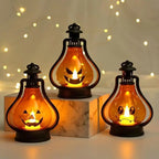 Horror Halloween LED Wind Licht, Tragbare Kürbis Geister Laterne, Bar Desktop Ornament, Halloween Decor Requisiten