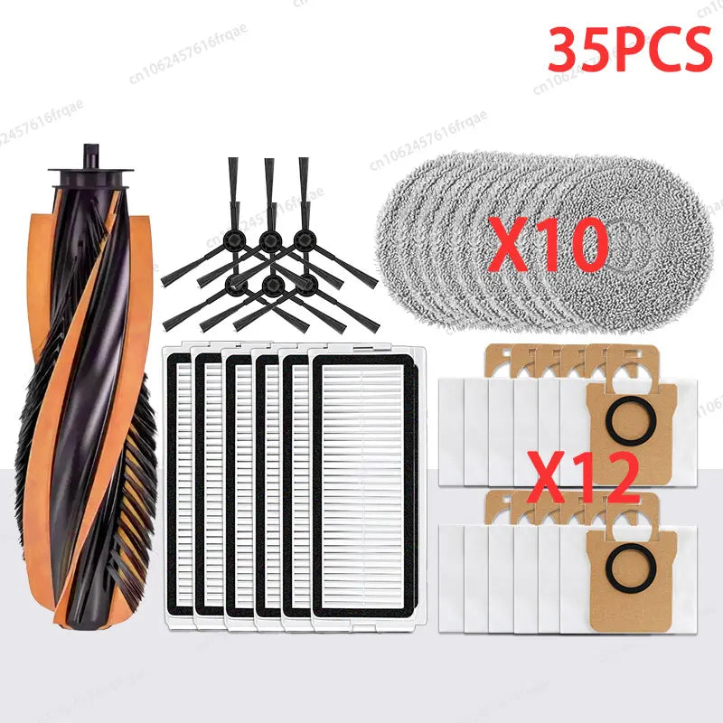 Für JONR P20 PRO / T5 Pro Roboter Staubsauger Zubehör Wichtigsten Seite Pinsel Hepa-Filter Mopp Tuch Staubbeutel Ersatz ersatzteil