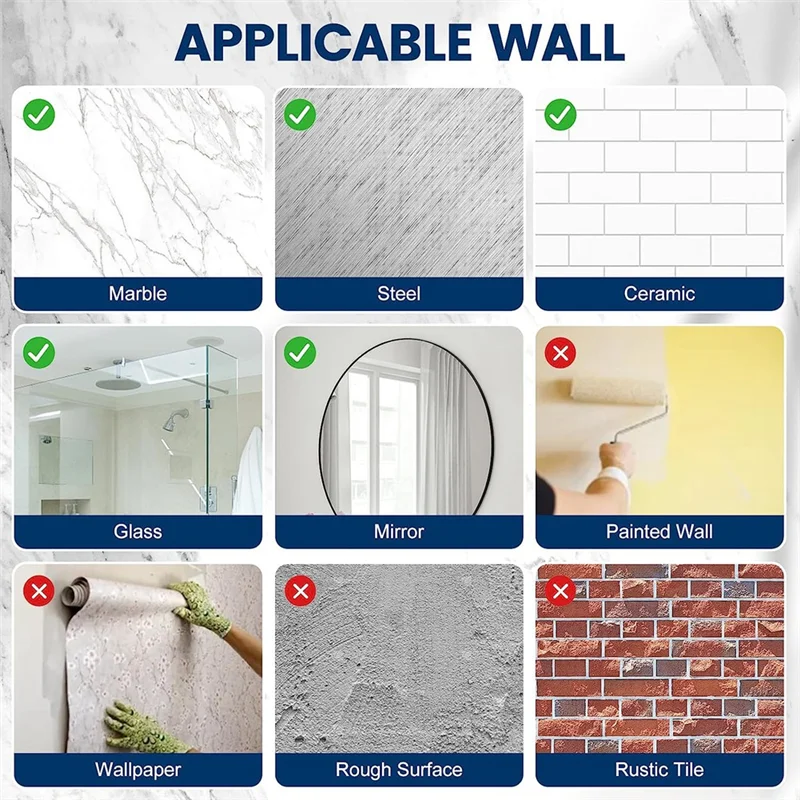 AS94-3-in-1-Raum-Wandmontage-Badezimmer-Duschpumpenspender und Organizer – kann für Shampoo, Klimaanlage, wiederverwendbar, langlebig verwendet werden