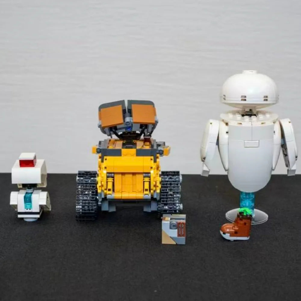 2025 NEUE 811PCS MOC 43279 WALLI EVE Roboter Bausteine Figur Blöcke Nette Cartoon Charakter Spielzeug Weihnachten Geburtstag geschenke
