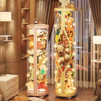 Transparente Puppe Lagerung Box Plüsch Spielzeug Organisation Spielzeug Lagerung Rohr DIY Zipper Bins Kind Weihnachten Geschenk kinder Spielzeug Organizer