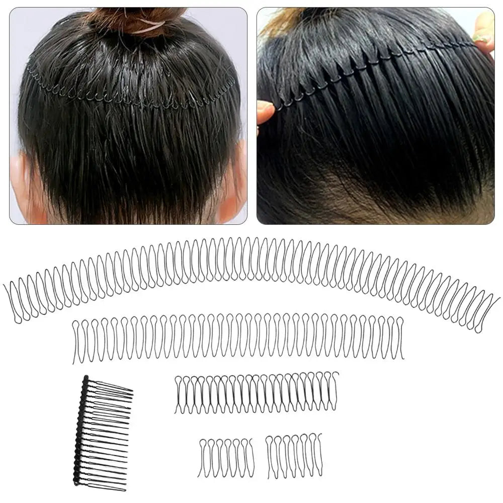 Haar-Finishing-Clip U-förmig – Ganztags-Halt, Unsichtbar, Biegsam | Legierung | 5 Stile & 2 Sets