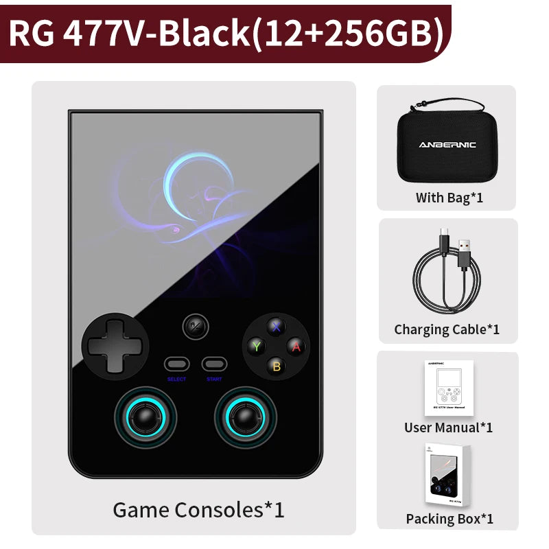 Anbernic RG477V Retro-Handheld-Konsole – Android 14, 4,7" 120Hz, Dimensity 8300, 5500mAh