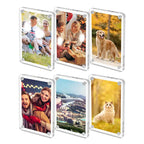 1/3/4 Zoll Acryl-Fotorahmen, Acryl-Kühlschrank-Bilderrahmen, Mehrzweck-Bilderrahmen für Haushaltsdekorationshalter