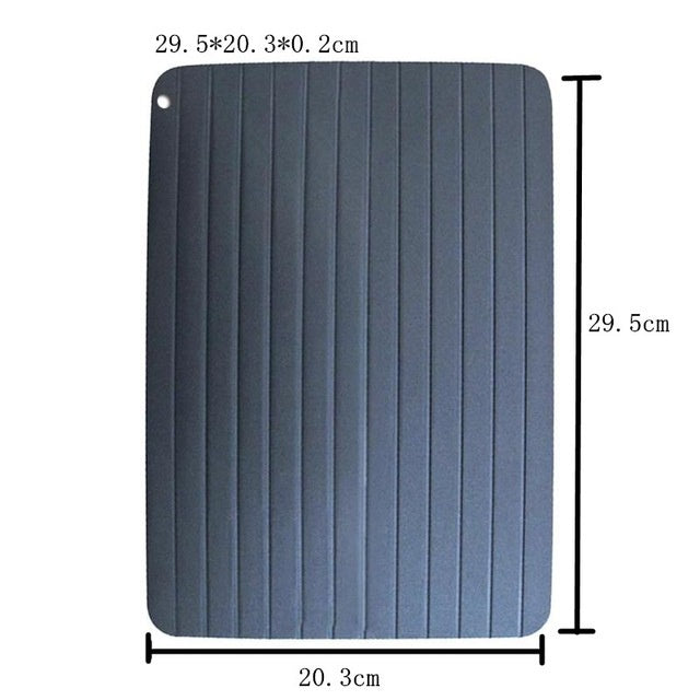 1 stücke Schnelle Auftauen Tablett Schnelle Auftauen Gefrorene Lebensmittel Fleisch Obst Schnelle Auftauen Platte Bord Auftauen Tablett Auftauen Master küche Gadgets