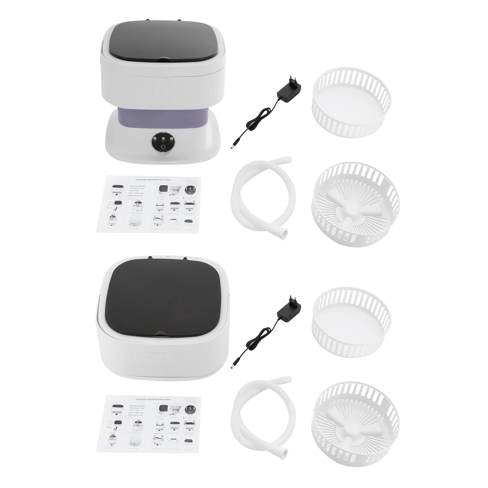 10L tragbare faltbare Waschmaschine Mini-Waschmaschine geeignet für Familien, Wohnungen, Schlafsäle und Wohnmobile