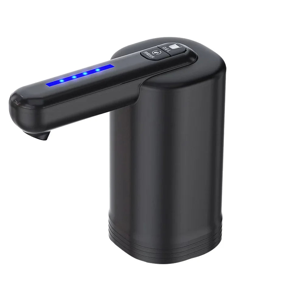 Doppelte Pumpen, leistungsstarker automatischer Wasserspender, tragbare Wasser-Gallonen-Flaschenschalterpumpe, USB-Aufladung für Zuhause, Küche, Büro