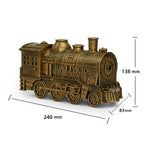 Kreativer Vintage-Zug-Lokomotive-Luftbefeuchter, Aroma-Diffusor, Sprühgerät mit Quallen-Rauchring für die Aromatherapie mit ätherischen Ölen