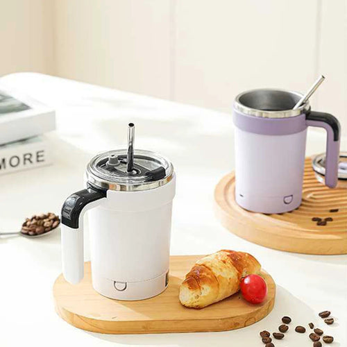 380ML Automatische Rühren Tasse Wiederaufladbare Elektrische Selbst Mischen Kaffee Becher Tragbare Tee Milch Trinkbecher Rotierenden Magnetische Werkzeuge