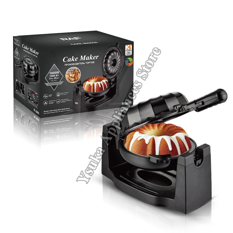Elektrischer rotierender Lava Bundt Cake Maker Rotated Bundt Cake Maker