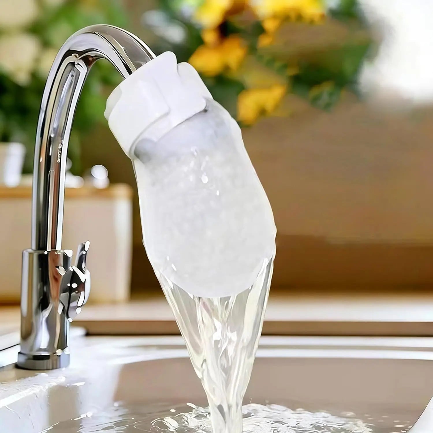 Wasserhahnfilter aus Vliesstoff – Rostentfernung, Spritzschutz, 8,5×3,7cm, 50 bis 500 Stück