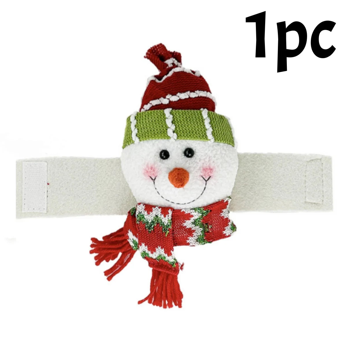 Weihnachtsvorhang-Raffhalter, Weihnachtsmann, Schneemann-Design, Vorhang-Clips, festliche Feiertagsdekoration für Fenster und Türen