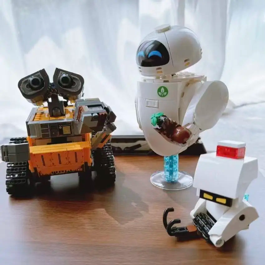 2025 NEUE 811PCS MOC 43279 WALLI EVE Roboter Bausteine Figur Blöcke Nette Cartoon Charakter Spielzeug Weihnachten Geburtstag geschenke