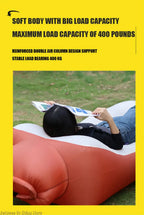 Aufblasbares Outdoor-Sofa – Sitzsack, Amphibien, für Pool, Strand, Camping & Garten, 9 Farben