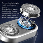 Präzisionsrasierer für Männer, tragbarer Elektrorasierer für schnelle Ergebnisse, Achselhaare, Mini-Elektrorasierer, grau