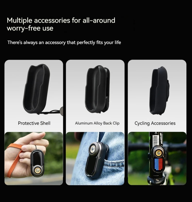 LOOPSK09-LOOPDOT LOOP Multifunktionale Mini-EDC-Taschenlampe, tragbare Handbeleuchtung, Taschenlampe für Outdoor-Sport, Camping, Höhlenforschung