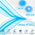 Komprimierter Beutel, elektrische Pumpe, Reise-Vakuumbeutel, Pumpe, Mini-Vakuumiergerät, Platzsparer für Kleidung, Lebensmittel-Organizer