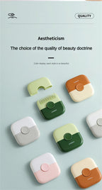 2-in-1-Baby-Haarschnitt- und Friseurkamm zum Trimmen von Pony und gebrochenem Haar, Pony-Trimmer, manuell, tragbar, für Kinder