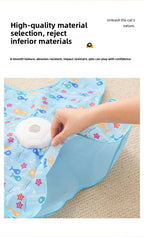 Katzenspielzeug, interaktives Fassungsverstopfungs-Katzenspielzeug mit quietschender Bewegung, aktiviert, bewegliche verdeckte Federn, Kätzchen-Teaser-Spielzeug