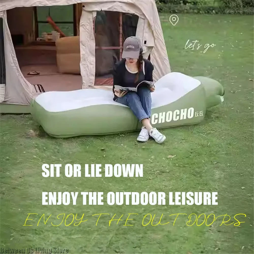 Aufblasbares Outdoor-Sofa – Sitzsack, Amphibien, für Pool, Strand, Camping & Garten, 9 Farben