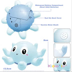 Baby Badespielzeug Oktopus – Leuchtend, Musik & Wasserspritzer