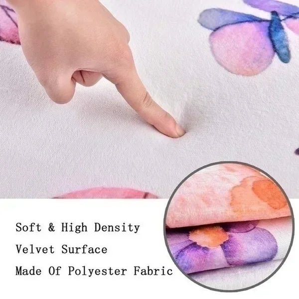 1 Stück Weihnachtsdekoration Fußmatte, Willkommensmatte für die hintere Vordertür im Innen- und Außenbereich, Winter-Fußmatte.