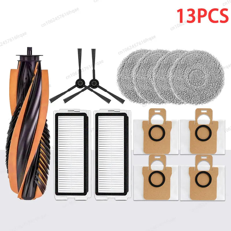 Für JONR P20 PRO / T5 Pro Roboter Staubsauger Zubehör Wichtigsten Seite Pinsel Hepa-Filter Mopp Tuch Staubbeutel Ersatz ersatzteil