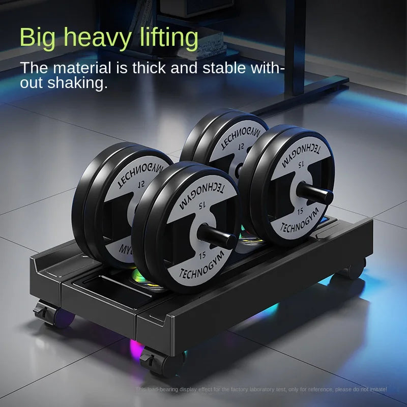 Mobiler PC-Turmständer, verstellbarer Computer-CPU-Halter, Teleskop-Desktop-Ständer, CPU-Wagen mit RGB-Lüfter, Wärmeableitung