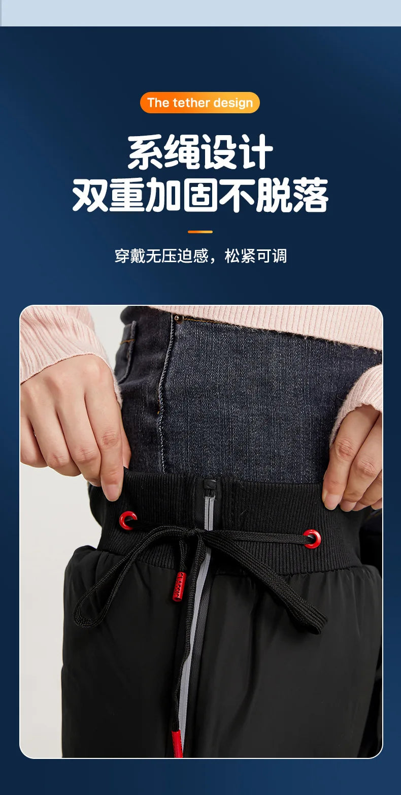 72CM Winter Motorrad Knie Wärmer Fleece Verdicken Pad Warme Wasserdichte Knie Ärmeln