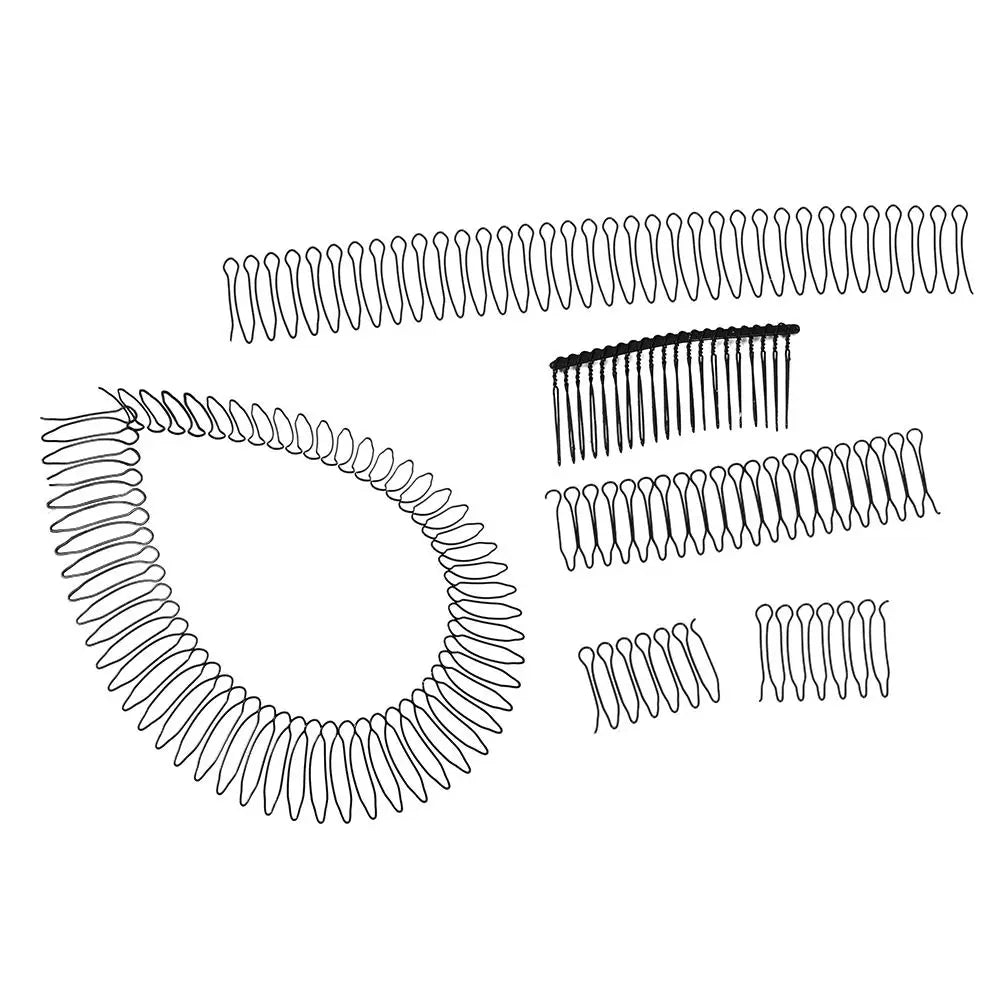 Haar-Finishing-Clip U-förmig – Ganztags-Halt, Unsichtbar, Biegsam | Legierung | 5 Stile & 2 Sets