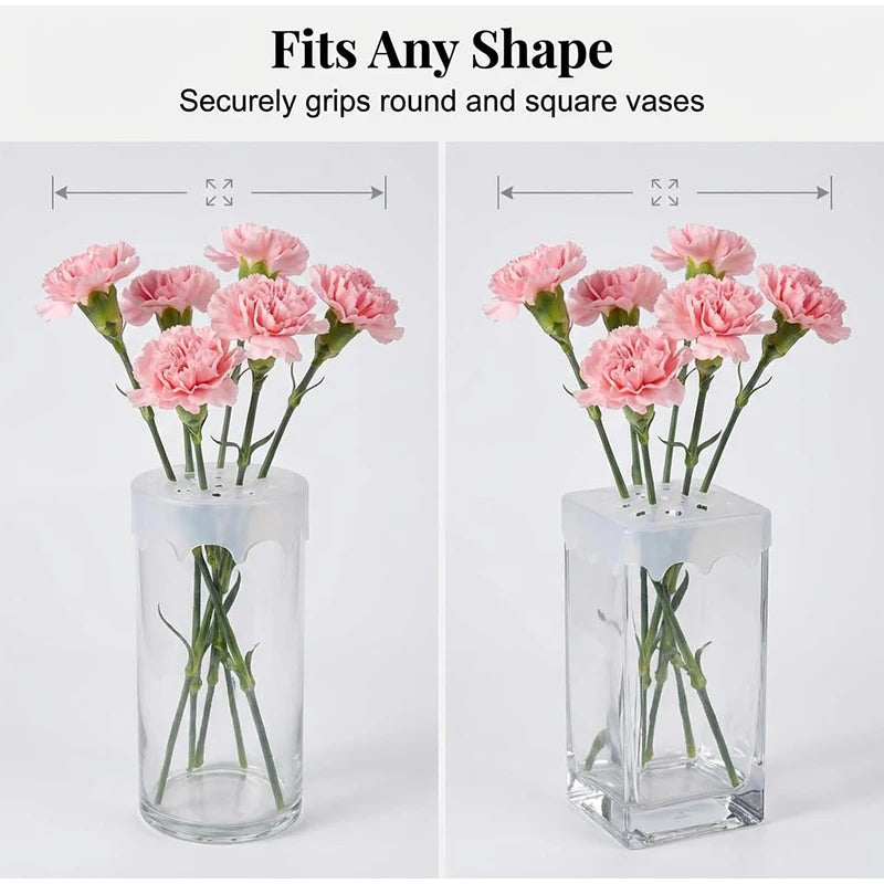 Silikon-Blumengitter für Vasen – Flexibler Blumenstielhalter, Wasserdicht & Wiederverwendbar | DIY