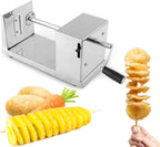 Kartoffelschneider Tornado, halbautomatische Dehnspirale aus dickem Edelstahl, manuelle Schneidemaschine, französische Frittiermaschine, Gemüseschneider