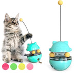 Neue lustige Katze Stick Katze Spielzeug Tumbler Leck Lebensmittel Ball Katze lindern Langeweile Tumbler Heimtierbedarf spielen mit Lebensmittelspüler selbst