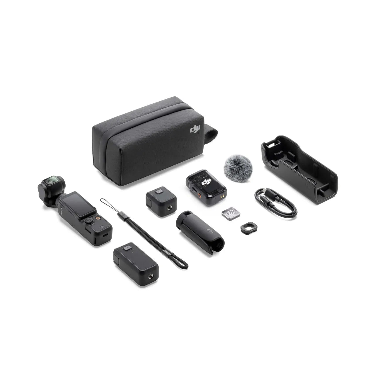 DJI Osmo Pocket 3 Kamera: 1'' CMOS-Sensor, 4K/120fps-Video, 3-Achsen-Stabilisierung, 2'' drehbarer Touchscreen, kleine Videokamera