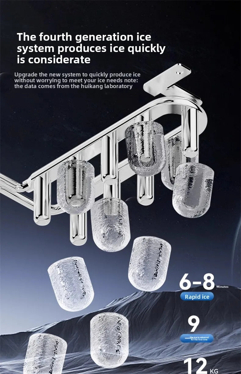 3-in-1-Eisbereiter und Wasserspender: Haushaltsgerät für die Arbeitsplatte mit sofortiger Erwärmung/Kühlung, großes Fassungsvermögen, energiesparend