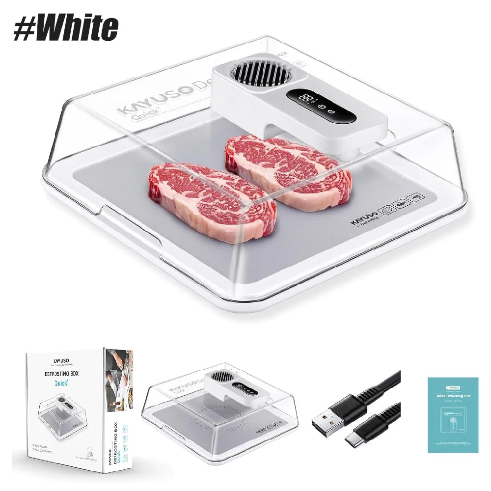 Wiederaufladbare elektrische Auftaubox mit USB-C, 4,2 Liter