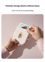 TELESIN LIENE Mini-Fotodrucker Zink, tintenfrei, 300 dpi, kabellos, Bluetooth, tragbarer Foto-Waschautomat mit APP für selbstgemachte Bilder und Geschenke