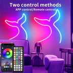 30 m/20 m flexible LED-Neon-Lichterkette mit App/Fernbedienung, IP65-RGB-Lichterkette für den Außenbereich, Musiksynchronisierung für Räume, Pool, Garten