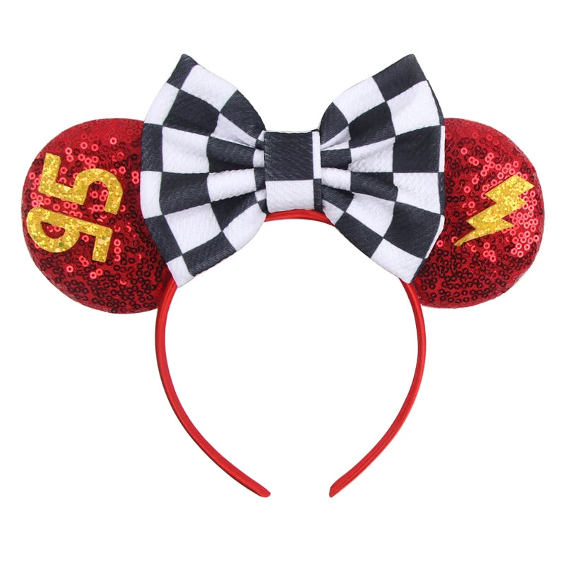 Prinzessin Haarreif mit Pailletten-Bogen – Disney-Motive, Halloween & Party | Damen & Kinder