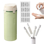 4-in-1-Reisespender, tragbare Reiseflaschen, auslaufsicher, auslaufsicher, Reisebehälter für Parfüm, Shampoo, Spülung, Lotion
