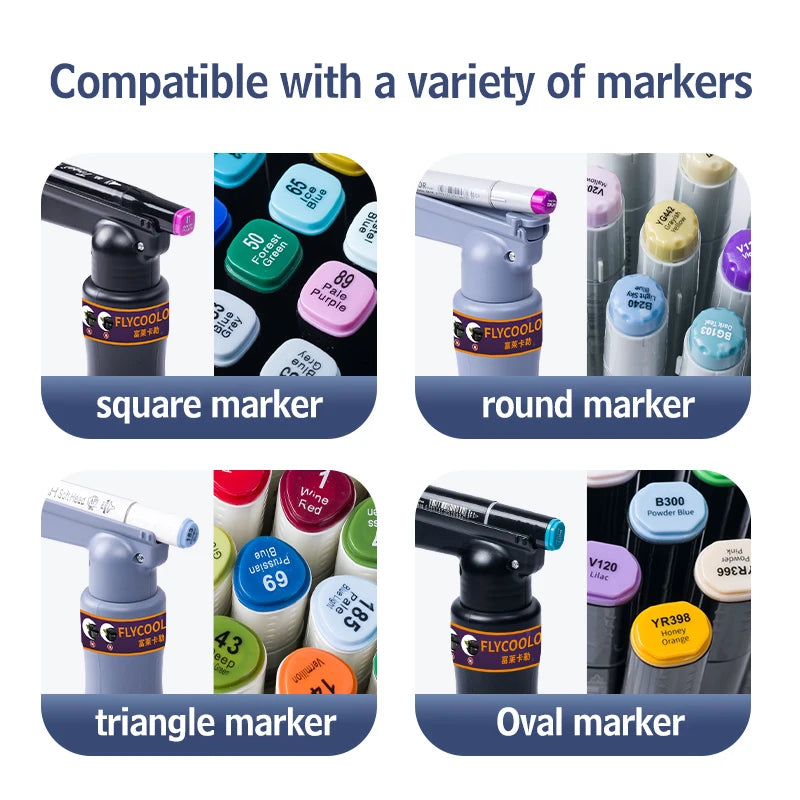 Marker Airbrush Kit, tragbare automatische Mini-Akku-Luftpinsel für Kuchendekoration, Kunst, Make-up, Nägel, Modellmalerei