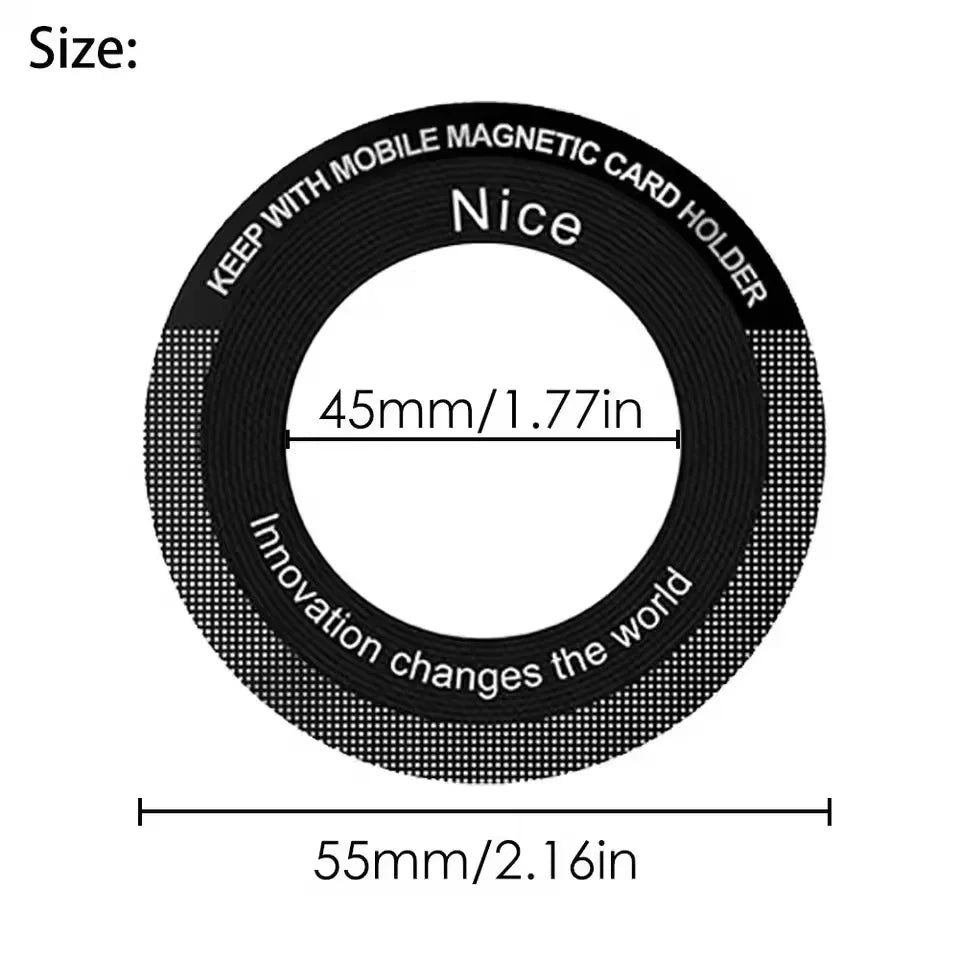 Vakuum-Magnet-Telefonhalter, Magsafe-Saugnapf-Telefonhalter, 360 ° verstellbarer magnetischer Telefonhalter, faltbar im Taschenformat