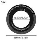 Vakuum-Magnet-Telefonhalter, Magsafe-Saugnapf-Telefonhalter, 360 ° verstellbarer magnetischer Telefonhalter, faltbar im Taschenformat