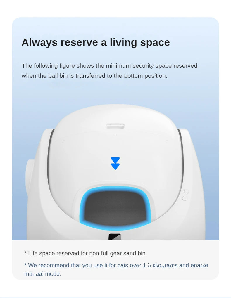 CATLINK Selbstreinigende Katzentoilette, automatische Toilette für Katzen, großer geschlossener Sandkasten, Katzenhaustier, intelligente Artikel, Arenero Gato Cerrado Katzentoilette