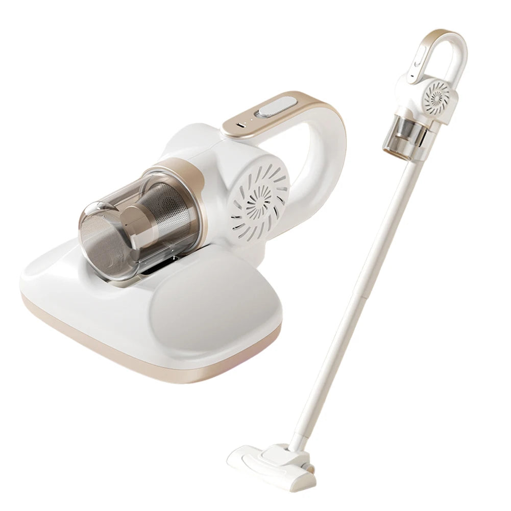 85000 Pa Handstaubsauger mit UVC-Licht, kabellose Staubmilbenentfernung, wiederaufladbarer USB-Smart-Staubsauger zur Bettreinigung