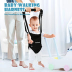 Cowiewie 2 in 1 Baby Tür Jumper w/ Baby Walking Harness Funktion, baby Jumper mit Tür Klemme Verstellbaren Riemen und Sitz für 6-2